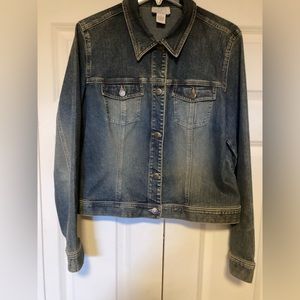 Ann Taylor Loft Jean jacket. Dark wash, hardly worn